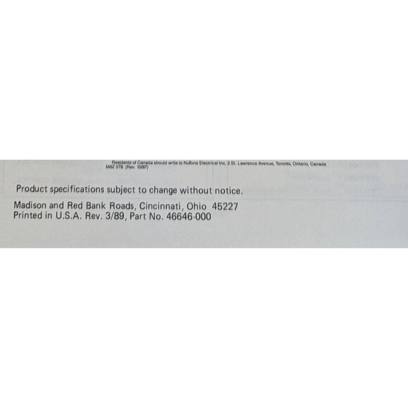 NUTONE SERVICE MANUAL BUILT-IN CENTRALIZED RADIO/INTERCOM SYSTEM MODEL IM-303 - Picture 6 of 13